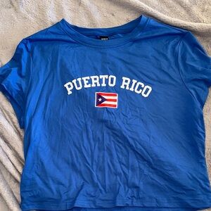 Blue Puerto Rico T-Shirt